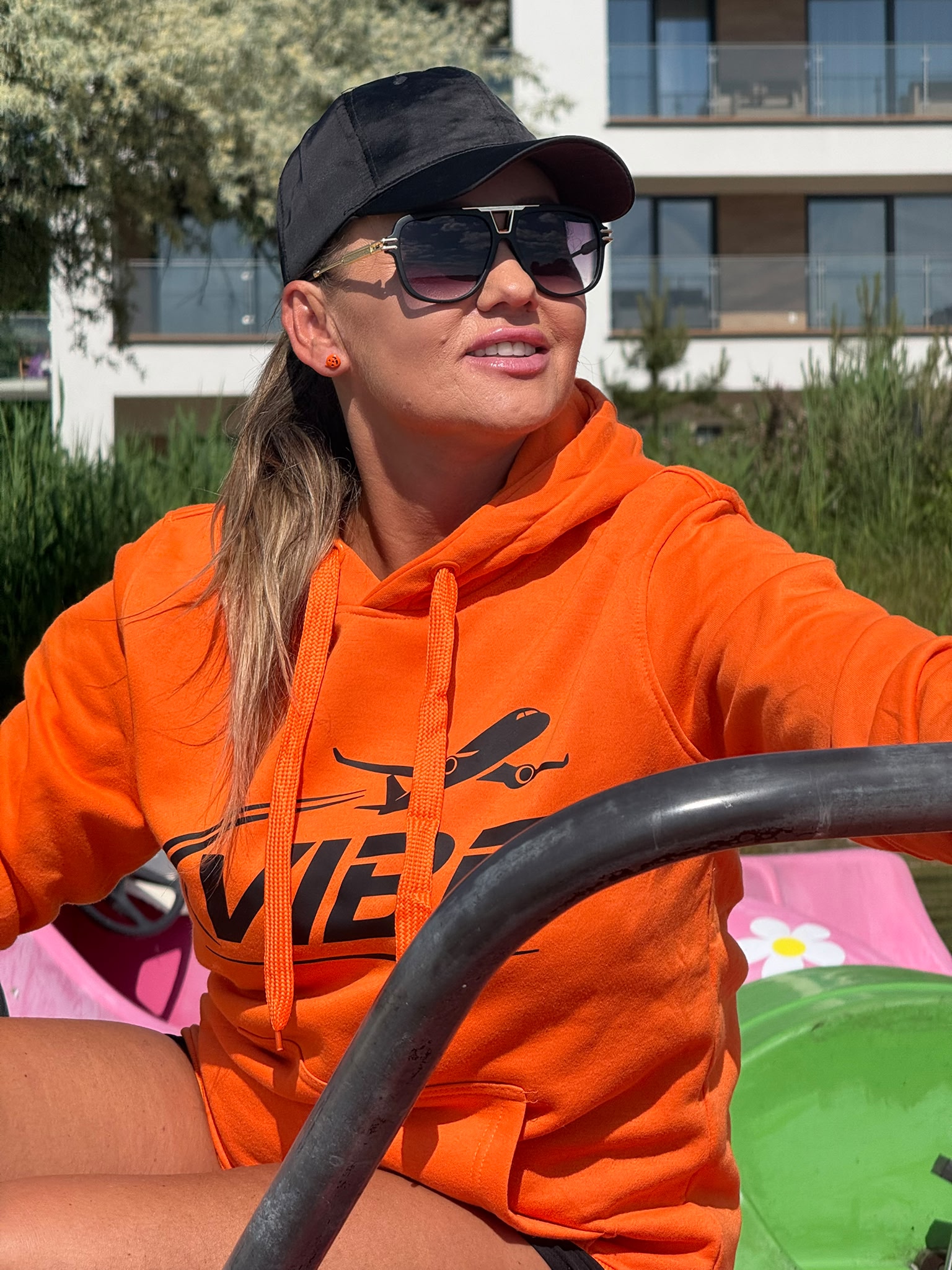 Bluza Vibe neonowy pomarańcz Damska