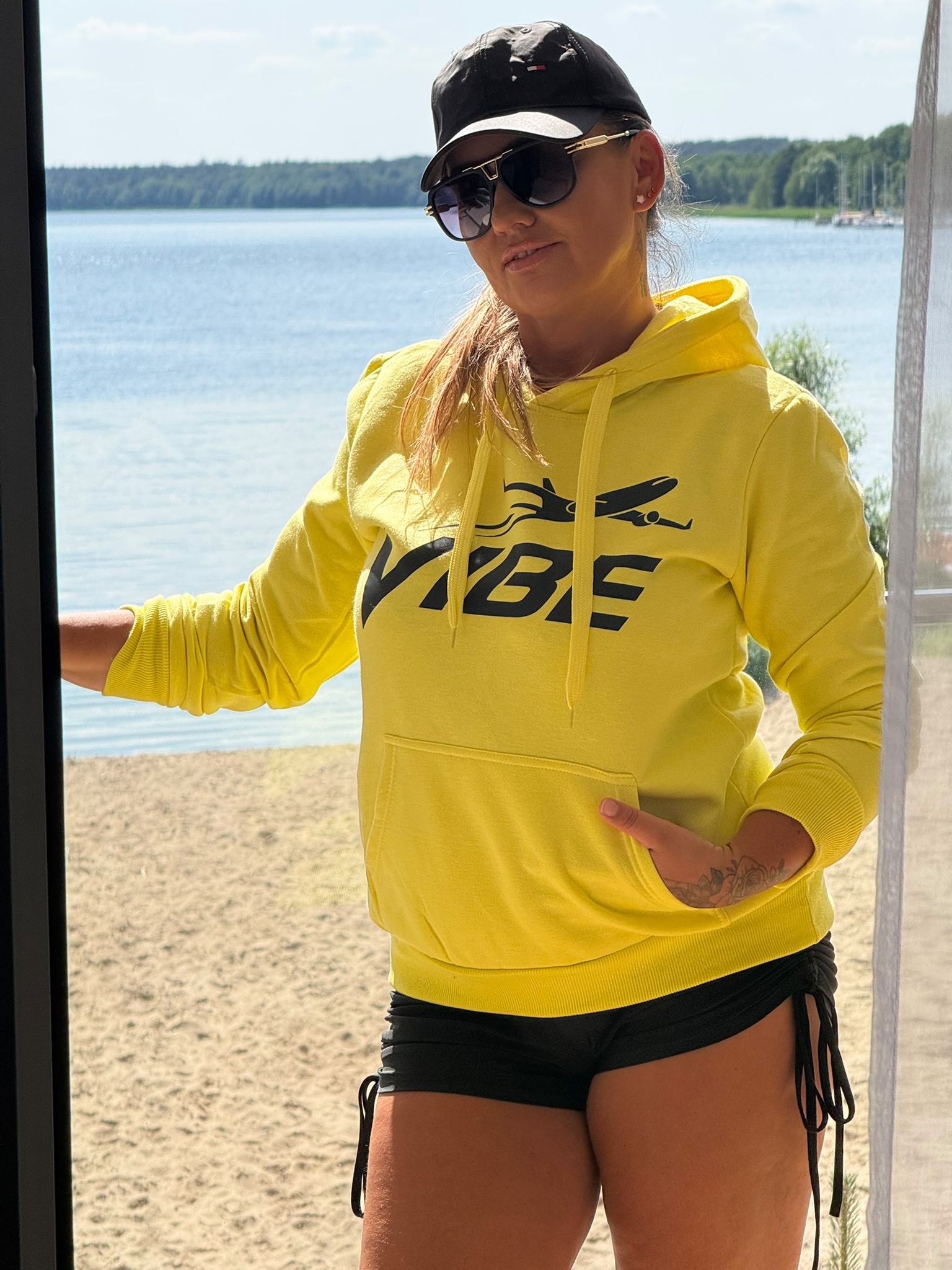 Bluza Vibe słoneczny żółty Damska