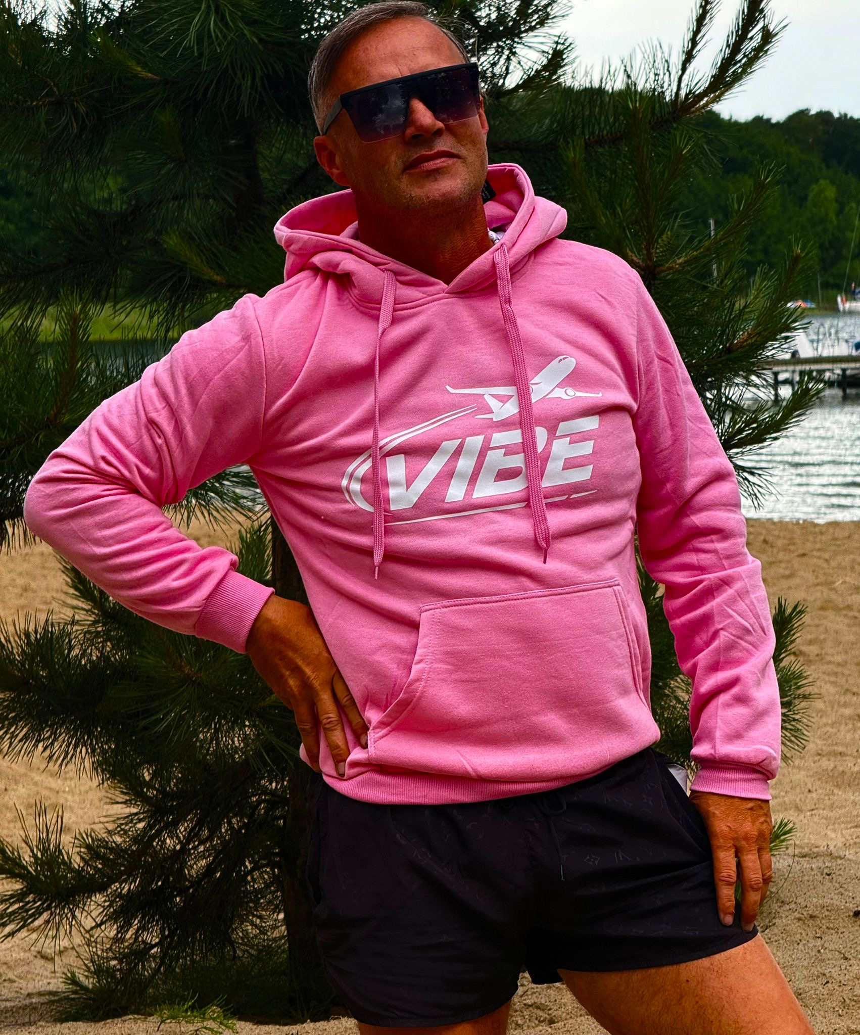 Vibe męska bluza Candy Pink